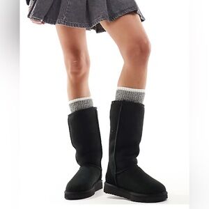 UGG Charcoal Suede Boots
